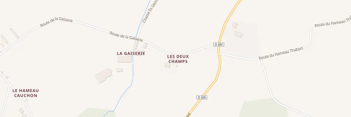 Plan du 120 Rte de la Gaiserie à Gonneville-Le Theil