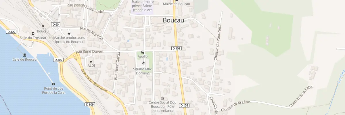 Plan du 2 Rue Georges Politzer à Boucau