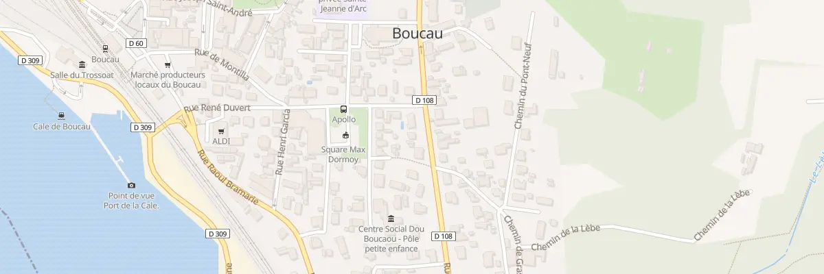 Plan du 4 Rue Georges Politzer à Boucau