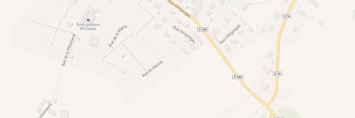 Plan du 18 Rue de la Mairie à Gratot