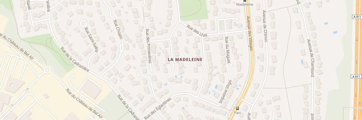 Plan du 7 Rue des Violettes à Carquefou