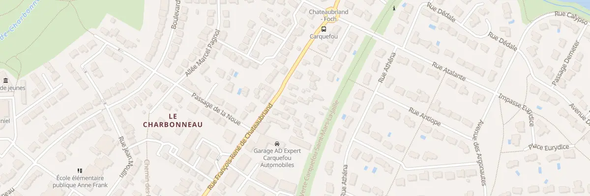 Plan du 102 Rue F R de Chateaubriand à Carquefou
