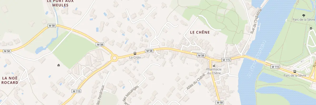 Plan du 1 Rue des Grandes Ouches à Vertou