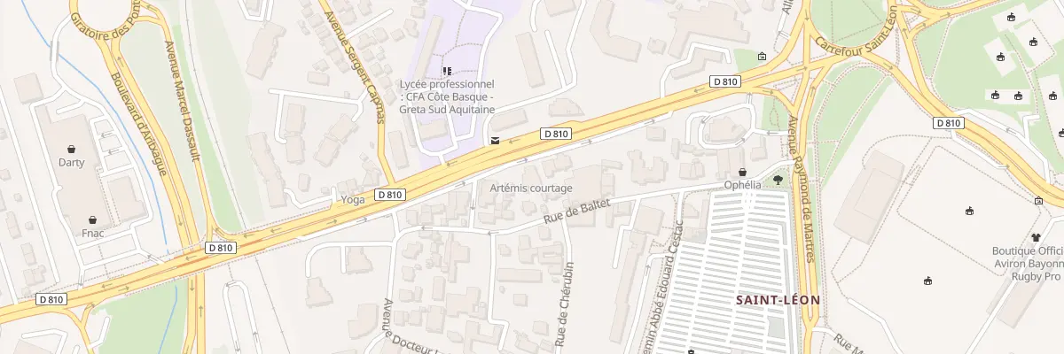 Plan du 23 Av Maréchal Soult à Bayonne