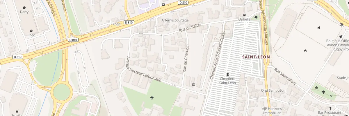 Plan du 14 Rue de Chérubin à Bayonne