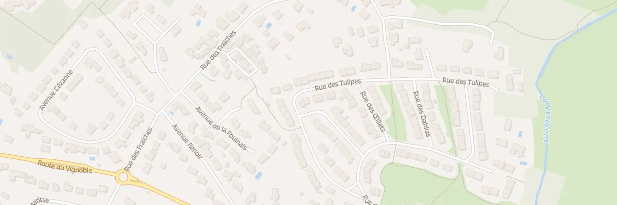 Plan du 20 Rue des Tulipes à Vertou