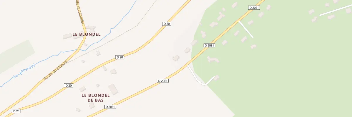Plan du 22 La Vieille Route à Bricqueville-la-Blouette