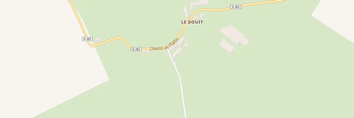 Plan du 10A Che de l’Eglise à Biniville