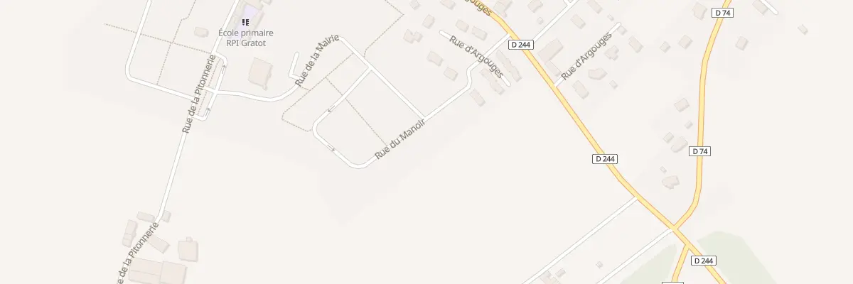 Plan du 24 Rue du Manoir à Gratot