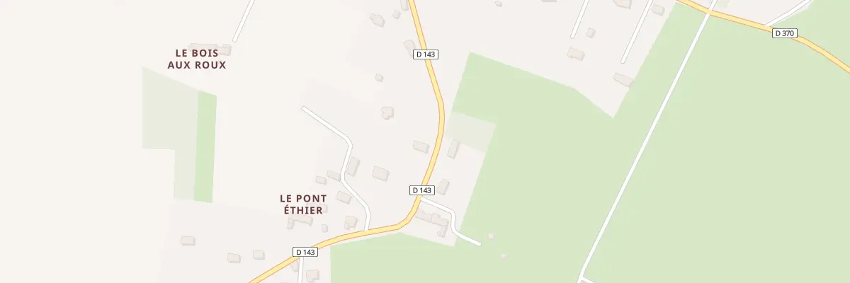 Plan du 1 Le Pont Ethier à Chanteloup