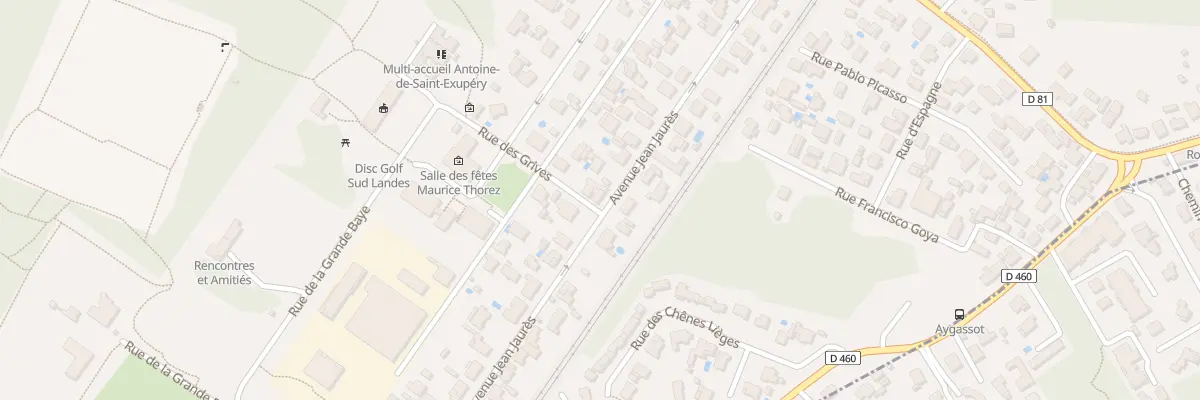 Plan du 39 Av Jean Jaures à Tarnos