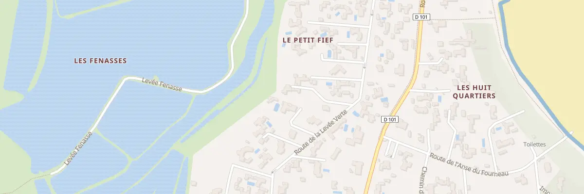 Plan du 44 Rte de la Levée Verte aux Portes-en-Ré