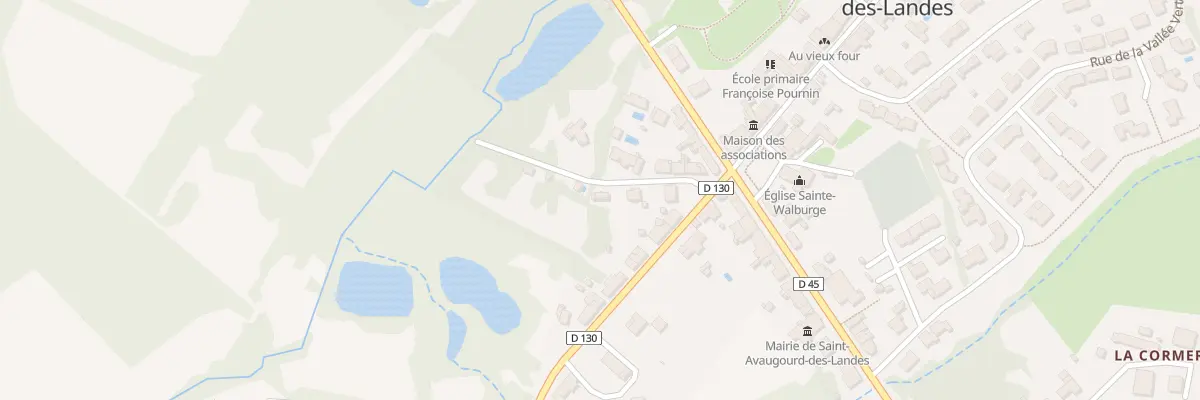 Plan du 5 Rue de la Fontaine à Saint-Avaugourd-des-Landes