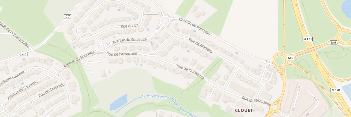 Plan du 11 Rue de l’Amazone à Carquefou