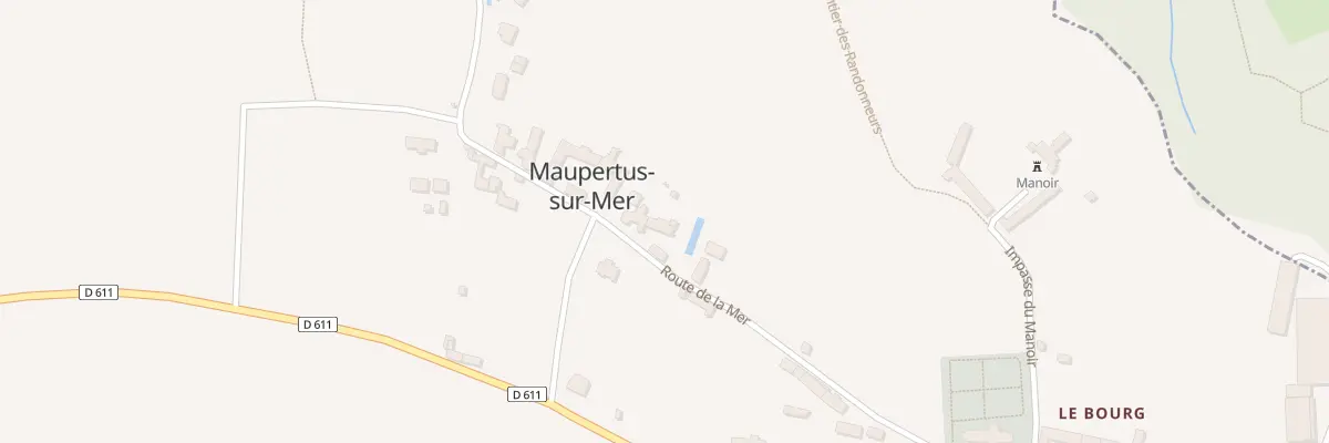 Plan du 10 La Rue à Maupertus-sur-Mer