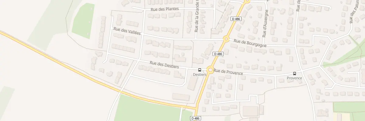 Plan du 2 Rue des Destiers à Brécé