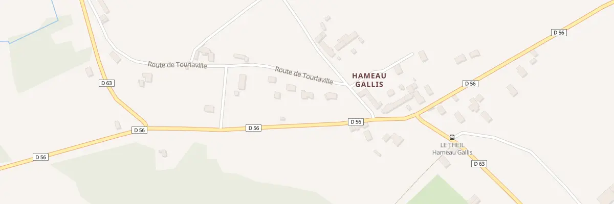 Plan du 41 Rue des Brulins - Le Theil à Gonneville-Le Theil
