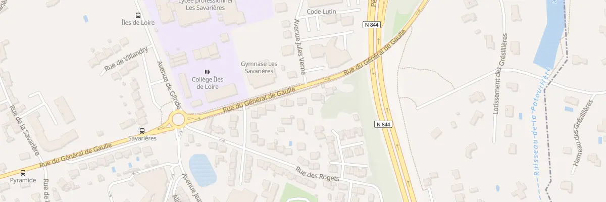 Plan du 136 Rue du Général De Gaulle à Saint-Sébastien-sur-Loire