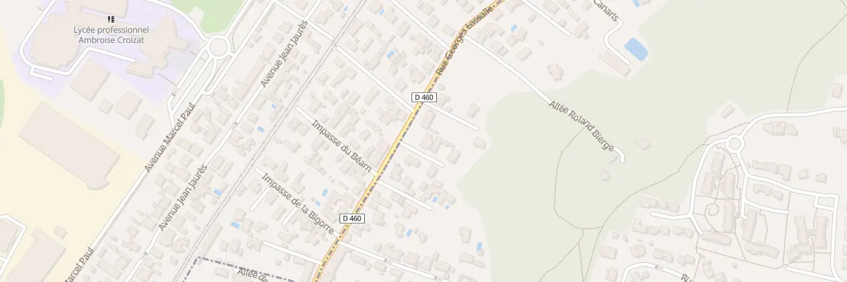 Plan du 98 Rue Georges Lassalle à Boucau