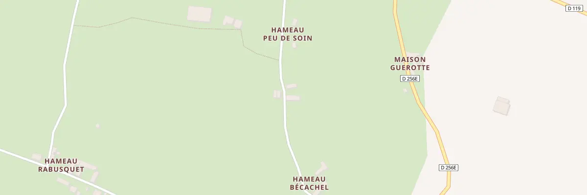 Plan du 2 Hameau Peu de Soin à Saussemesnil