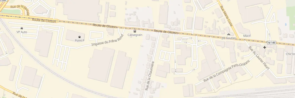 Plan du 5 Rue de la Chaumière à Vertou