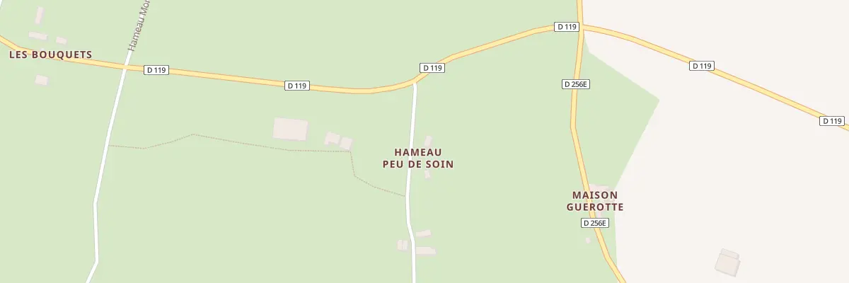 Plan du 8 Hameau Peu de Soin à Saussemesnil
