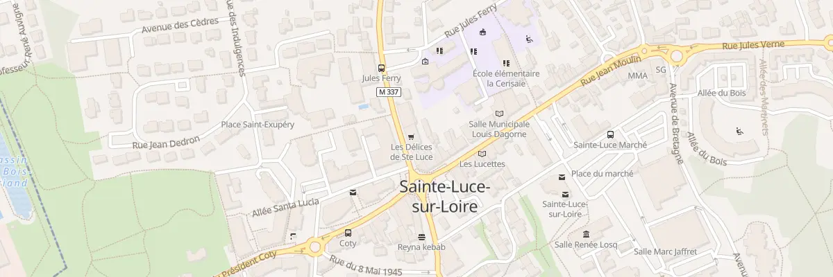 Plan du 8 Rue Louis Gaudin à Sainte-Luce-sur-Loire