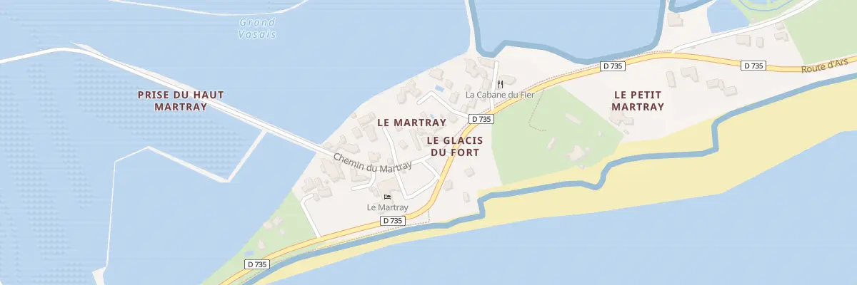 Plan du 13 Che du Martray à Ars-en-Ré