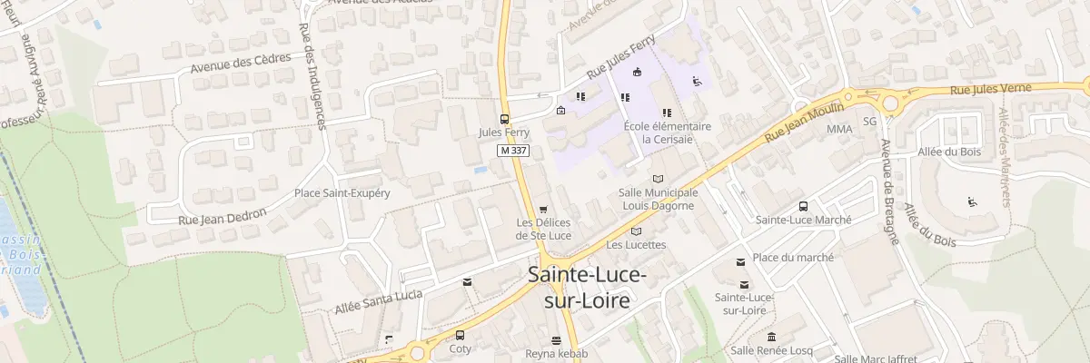 Plan du 10 Rue Louis Gaudin à Sainte-Luce-sur-Loire
