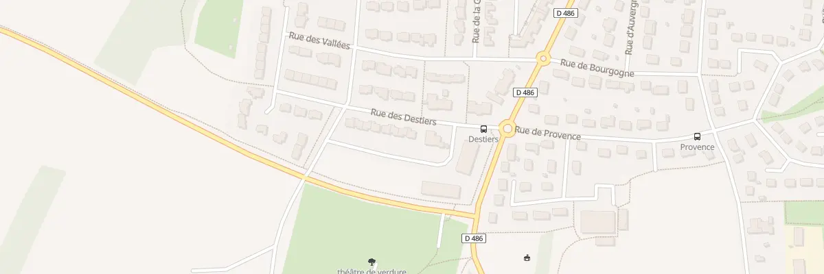 Plan du 1 Rue des Destiers à Brécé