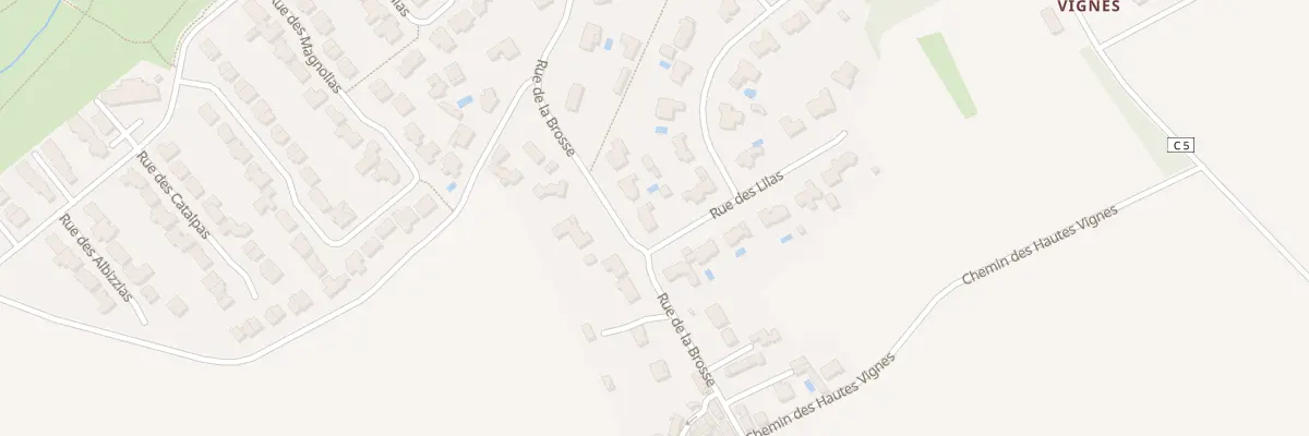 Plan du 23B Rue de la Brosse au Bignon