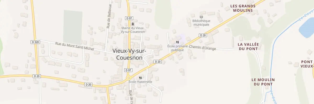 Plan du 5460 Le Bourg à Vieux-Vy-sur-Couesnon