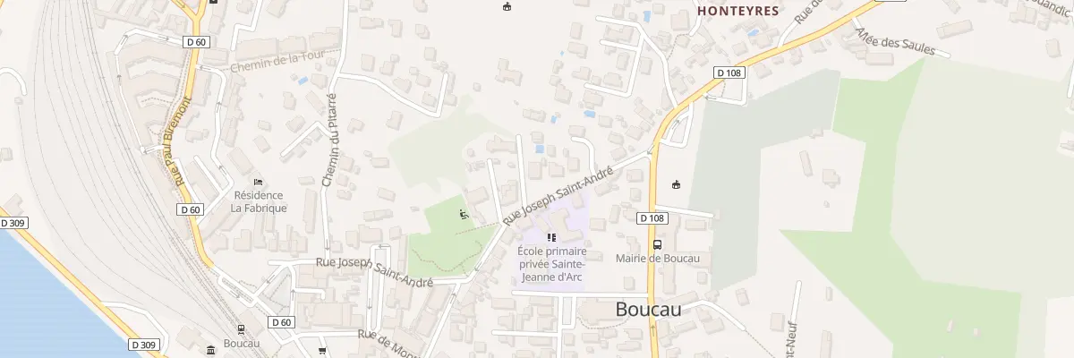 Plan du 8 Rue Joseph St Andre à Boucau