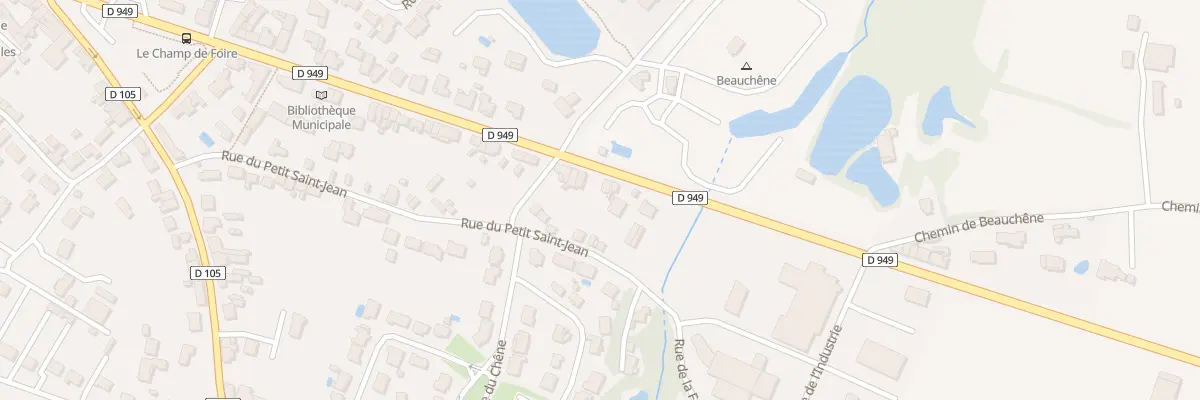 Plan du 45 Av de Lattre de Tassigny à Avrillé