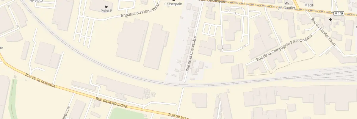Plan du 23 Rue de la Chaumière à Vertou