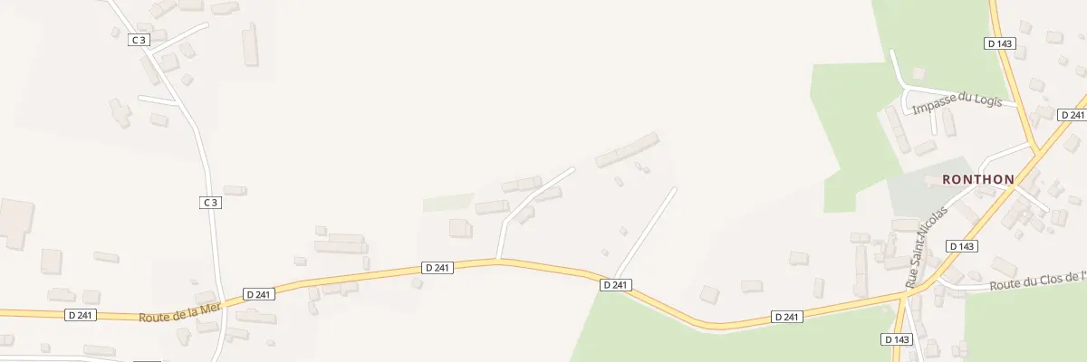 Plan du 31B Rte de la Mer - Ronthon à Dragey-Ronthon