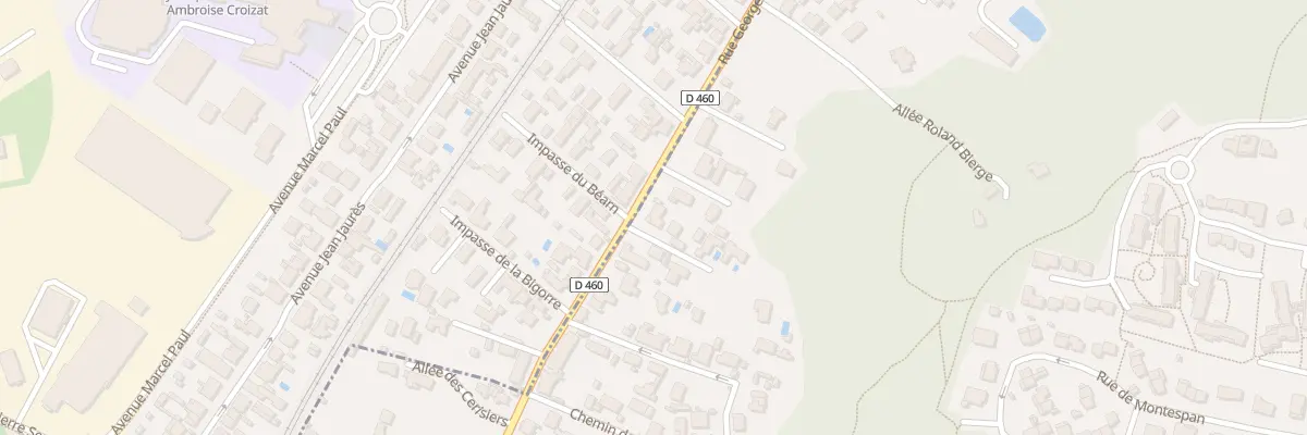 Plan du 94 Rue Georges Lassalle à Boucau