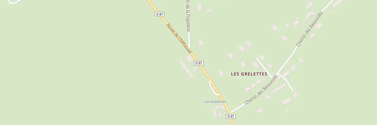 Plan du 7 Rte de Chiffrevast à Tamerville