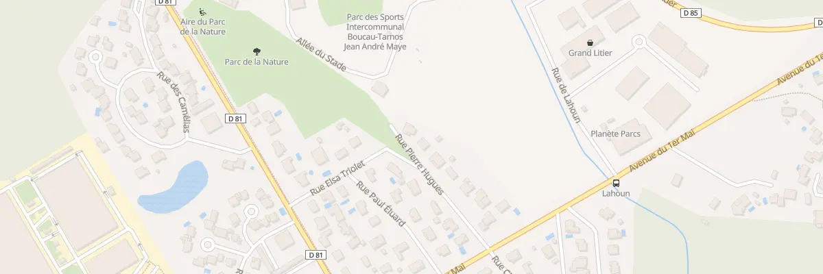 Plan du 13 Rue Pierre Hugues à Tarnos