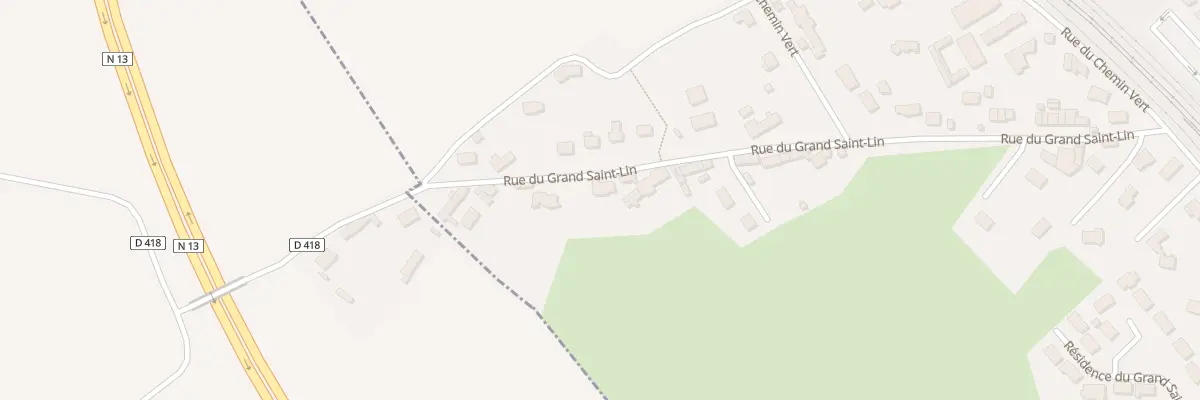 Plan du 25B Rue du Grand Saint-lin à Valognes