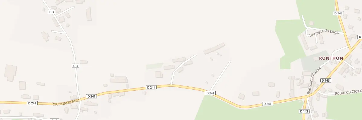Plan du 31 Rte de la Mer - Ronthon à Dragey-Ronthon