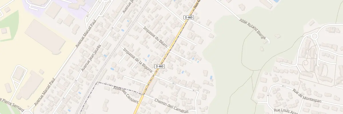 Plan du 92 Rue Georges Lassalle à Boucau