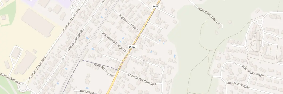Plan du 90 Rue Georges Lassalle à Boucau