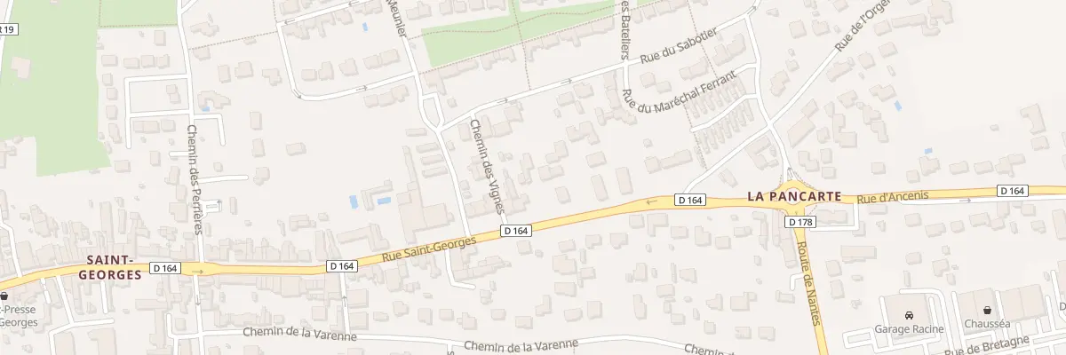 Plan du 117 Rue Saint Georges à Nort-sur-Erdre