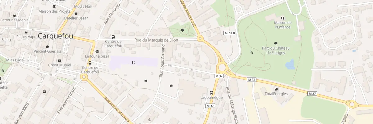 Plan du 8 Rue Jules Ladoumègue à Carquefou