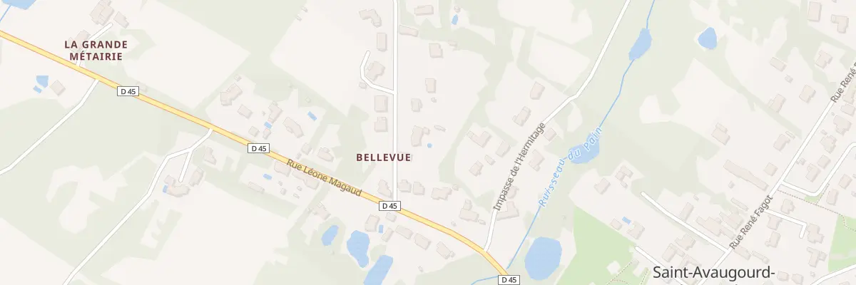 Plan du 9 Rte de la Phelippière à Saint-Avaugourd-des-Landes