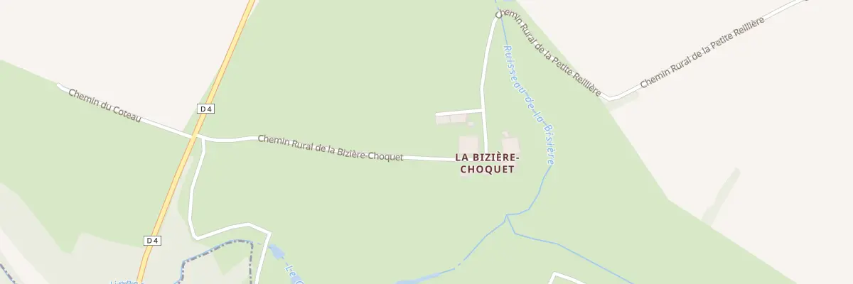 Plan du 5 La Bizière Choquet à Beaufou
