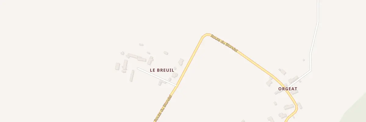 Plan du 10 Le Breuil à Bricqueville-la-Blouette