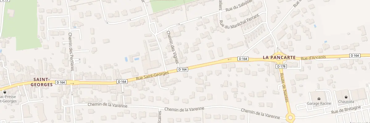 Plan du 113 Rue Saint Georges à Nort-sur-Erdre