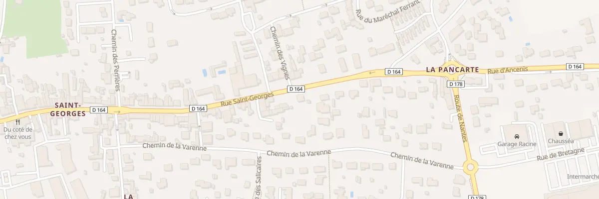 Plan du 92 Rue Saint Georges à Nort-sur-Erdre